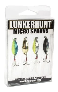Lunkerhunt Micro Spoon 4-Piece Multi Pack