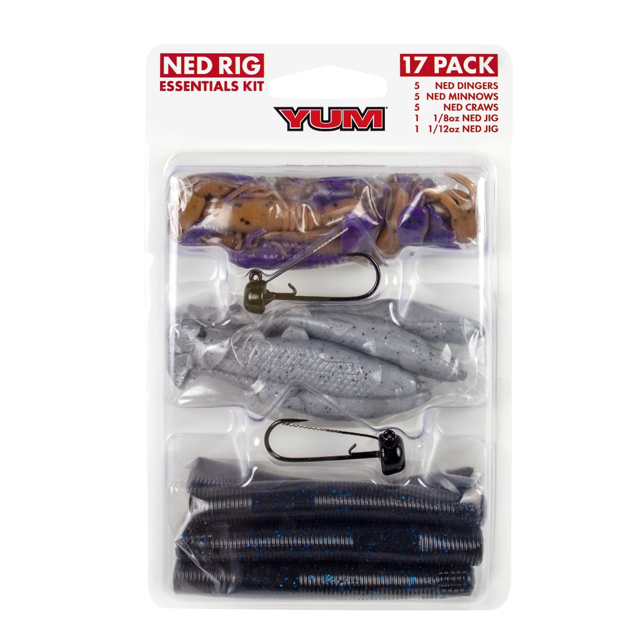 YUM Ned Rig Essentials 17-Piece Kit - Image 4