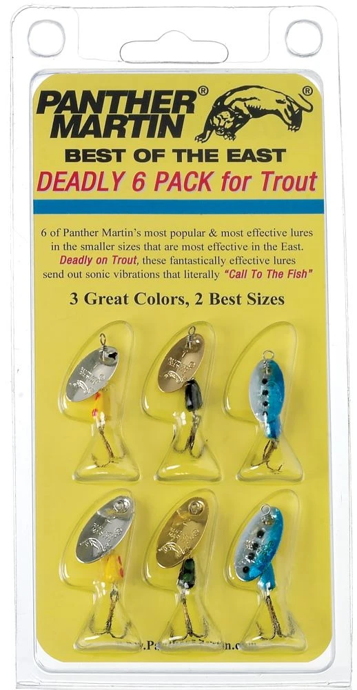 Panther Martin Best Of The East 6 Pack Spinner Kit